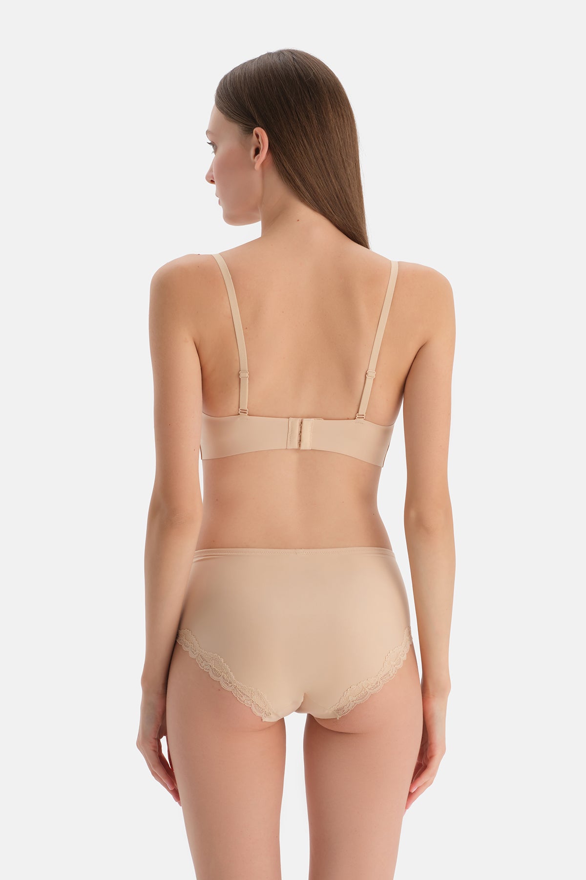 Ten Joyce Dantel Detaylı Balensiz Dikişsiz Sütyen