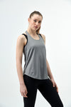 LIGHT GREY ONE PIECE TOP- ONE PIECE BOTTOM