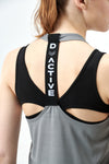 LIGHT GREY ONE PIECE TOP- ONE PIECE BOTTOM