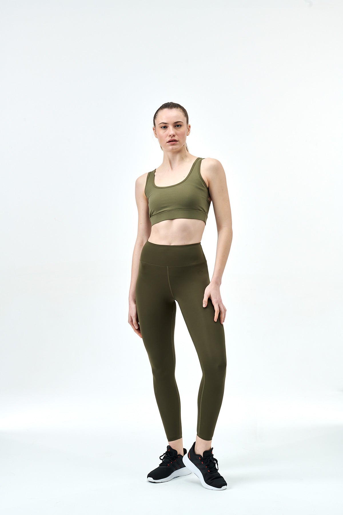 KHAKI ONE PIECE TOP- ONE PIECE BOTTOM