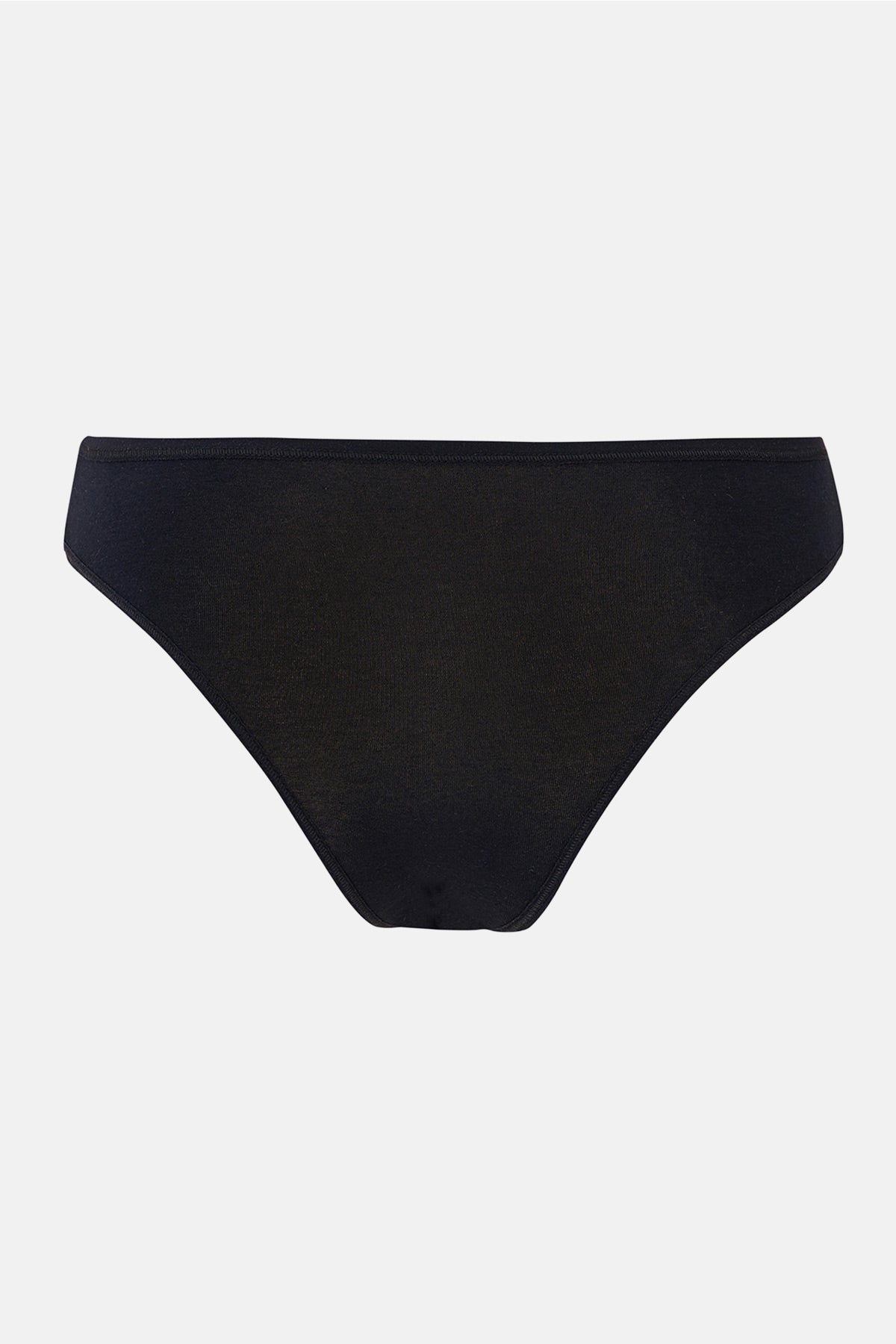 Siyah-Ten 2'li Modal Brazilian Külot