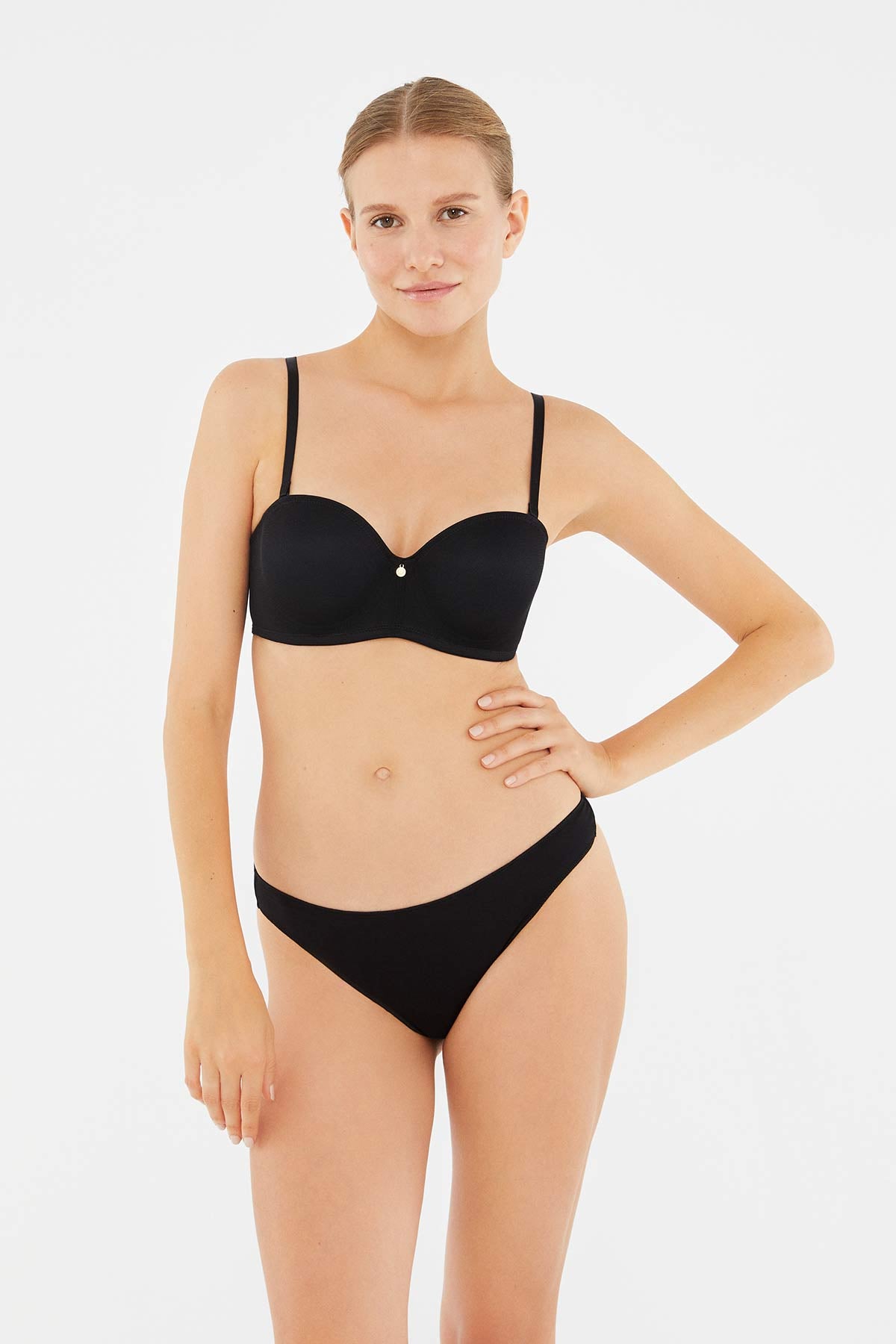 Siyah 2'li Modal Brazilian Külot