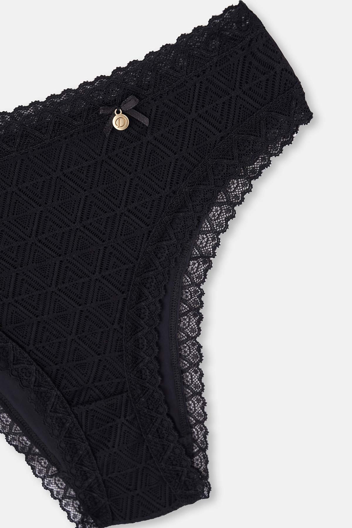 Siyah 2'li Aksesuar Detaylı Brazilian