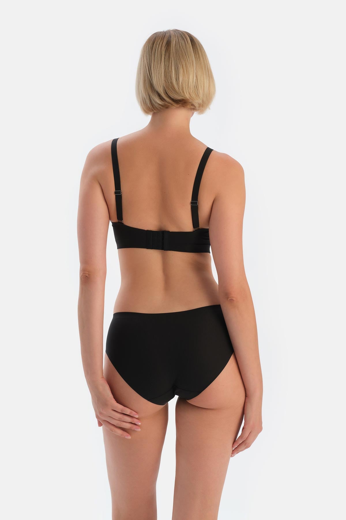 Siyah Kaşkorse Hıpster Külot