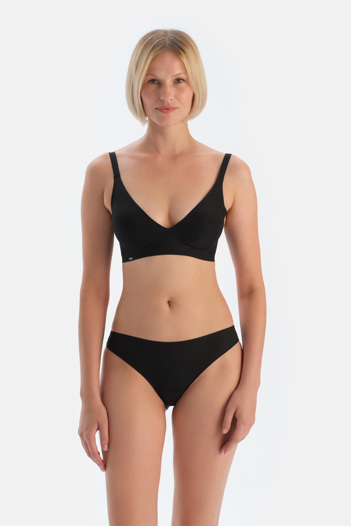 Siyah 2'li Kaşkorse Brazilian Külot