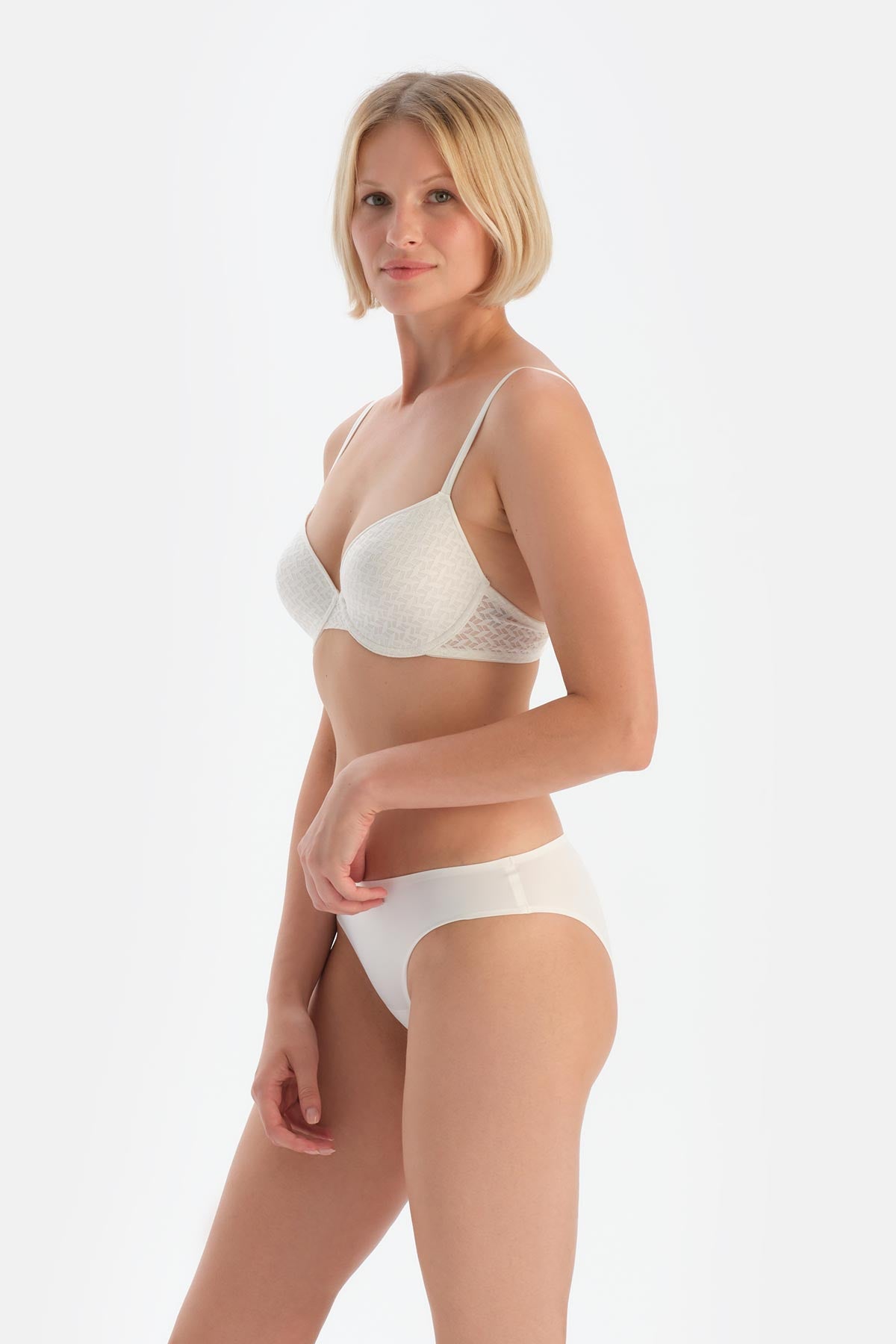 White BASIC UNDERWEAR BOTTOM