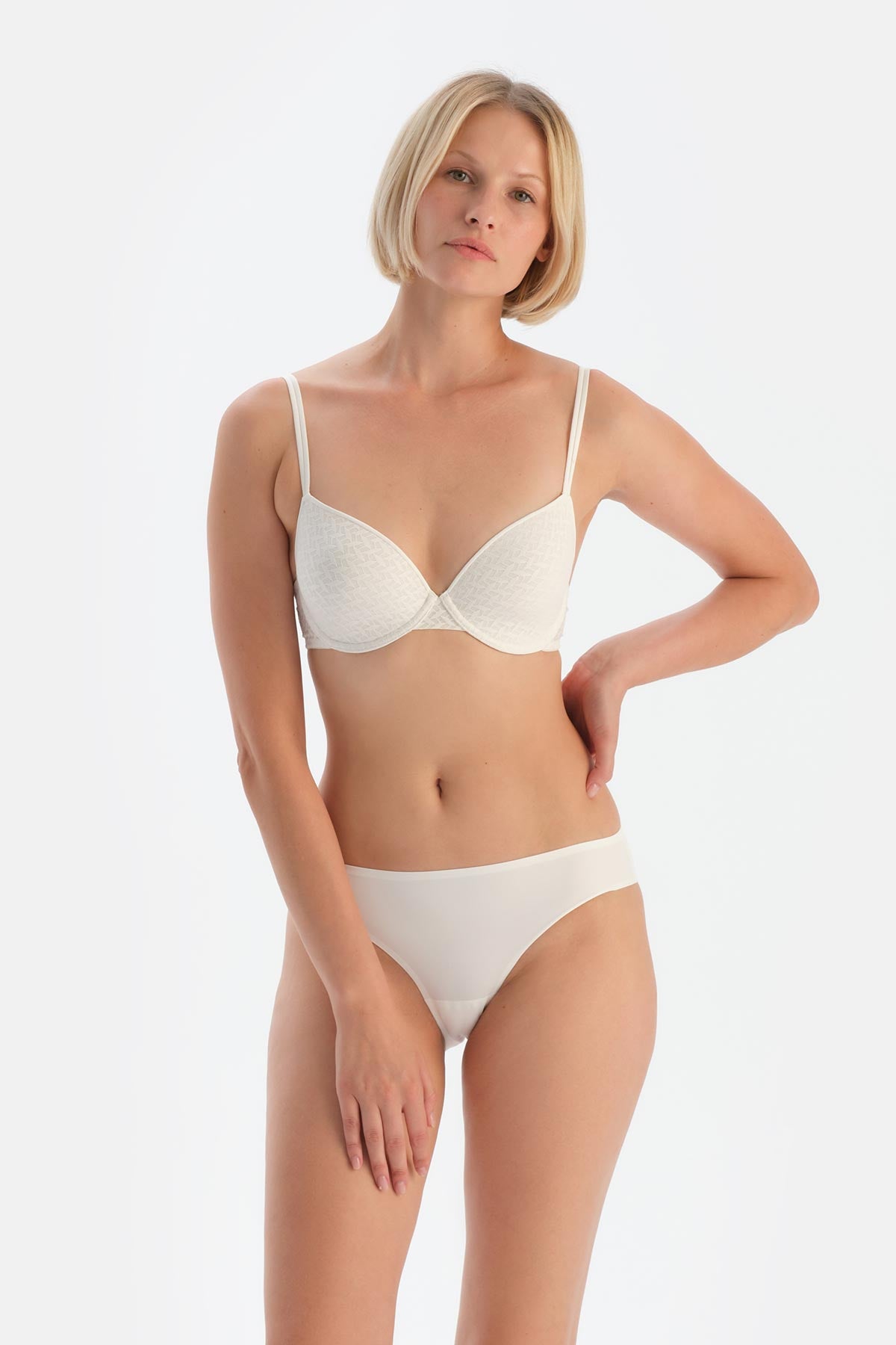 White BASIC UNDERWEAR BOTTOM