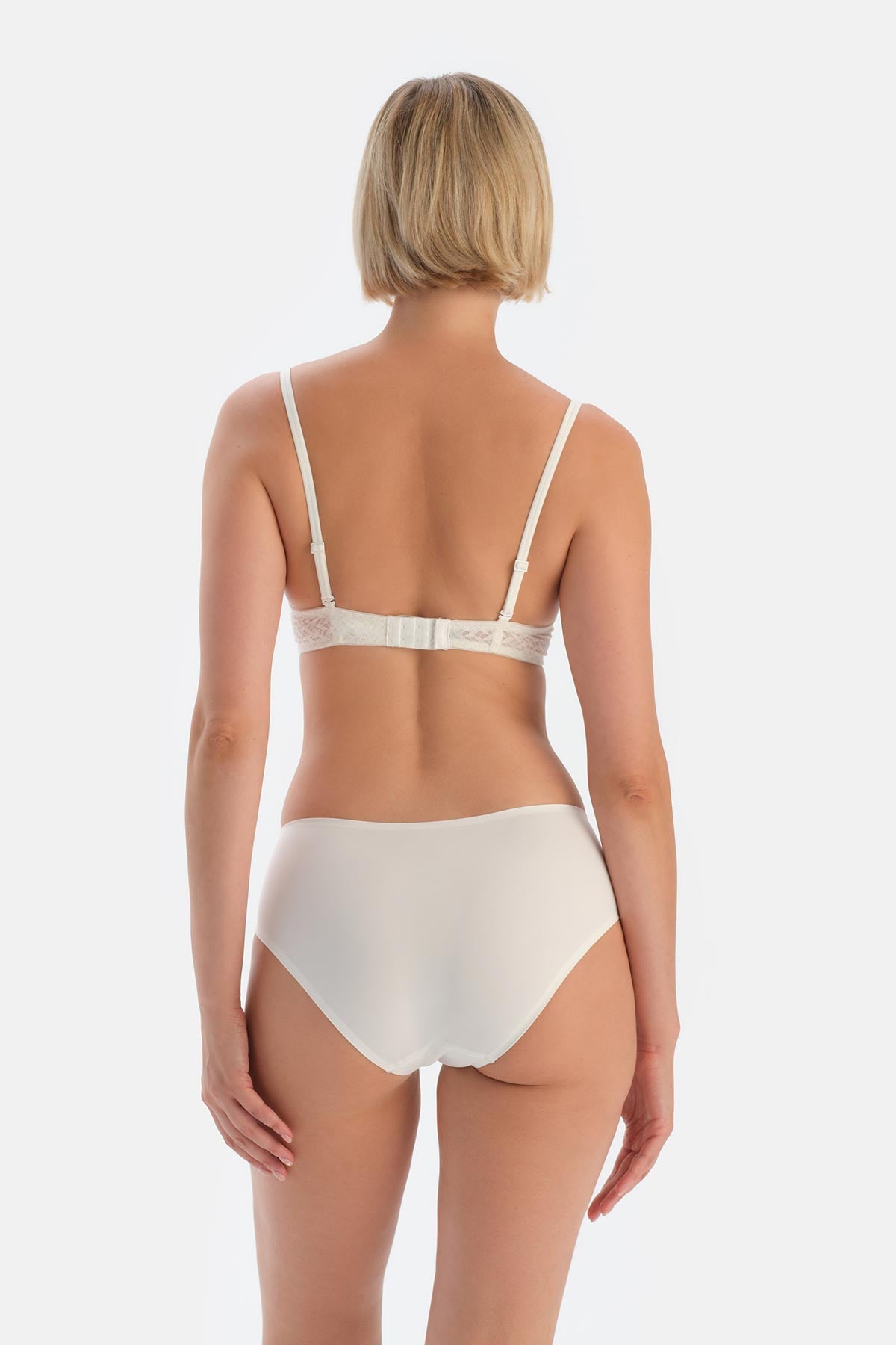 White BASIC UNDERWEAR BOTTOM