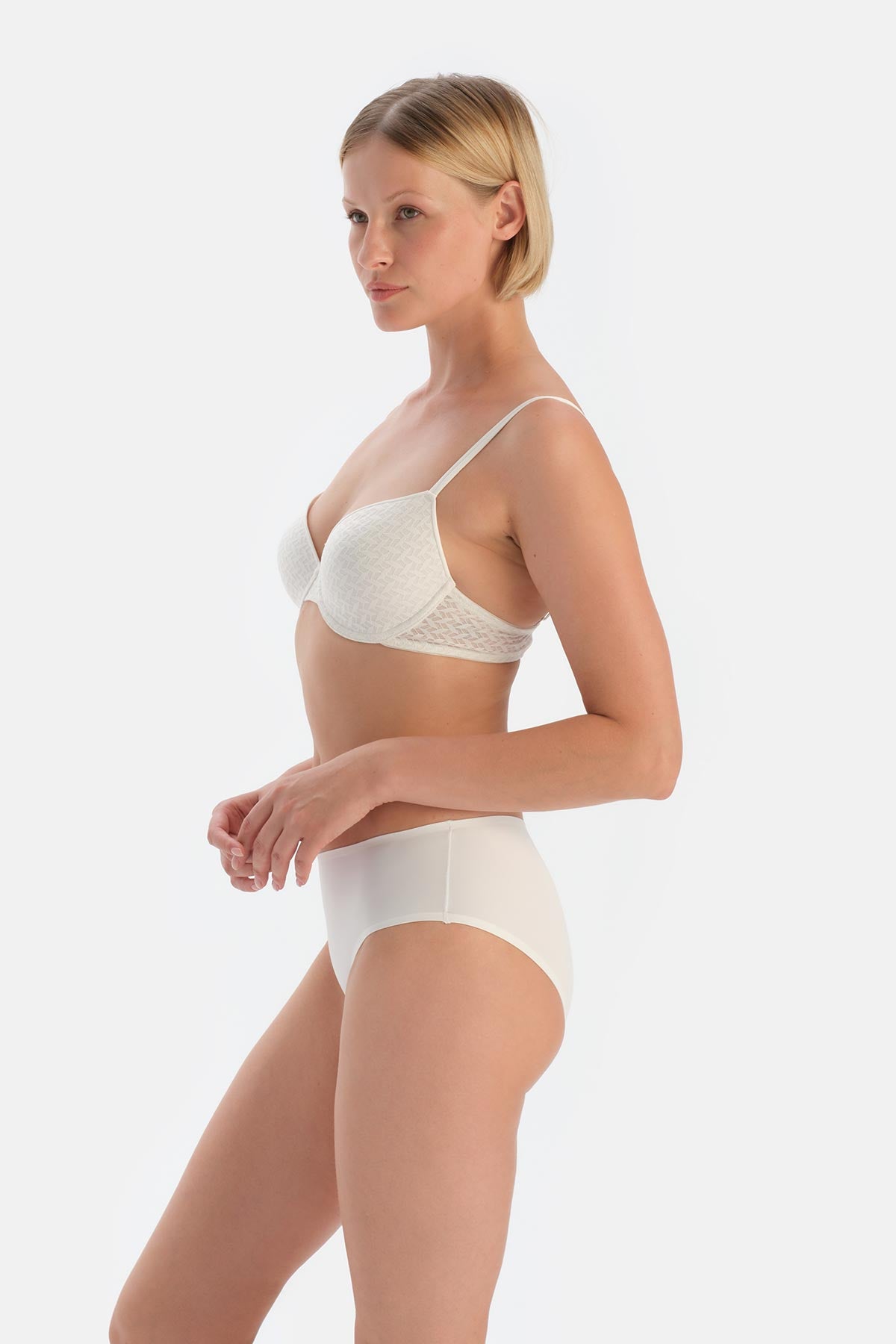 White BASIC UNDERWEAR BOTTOM