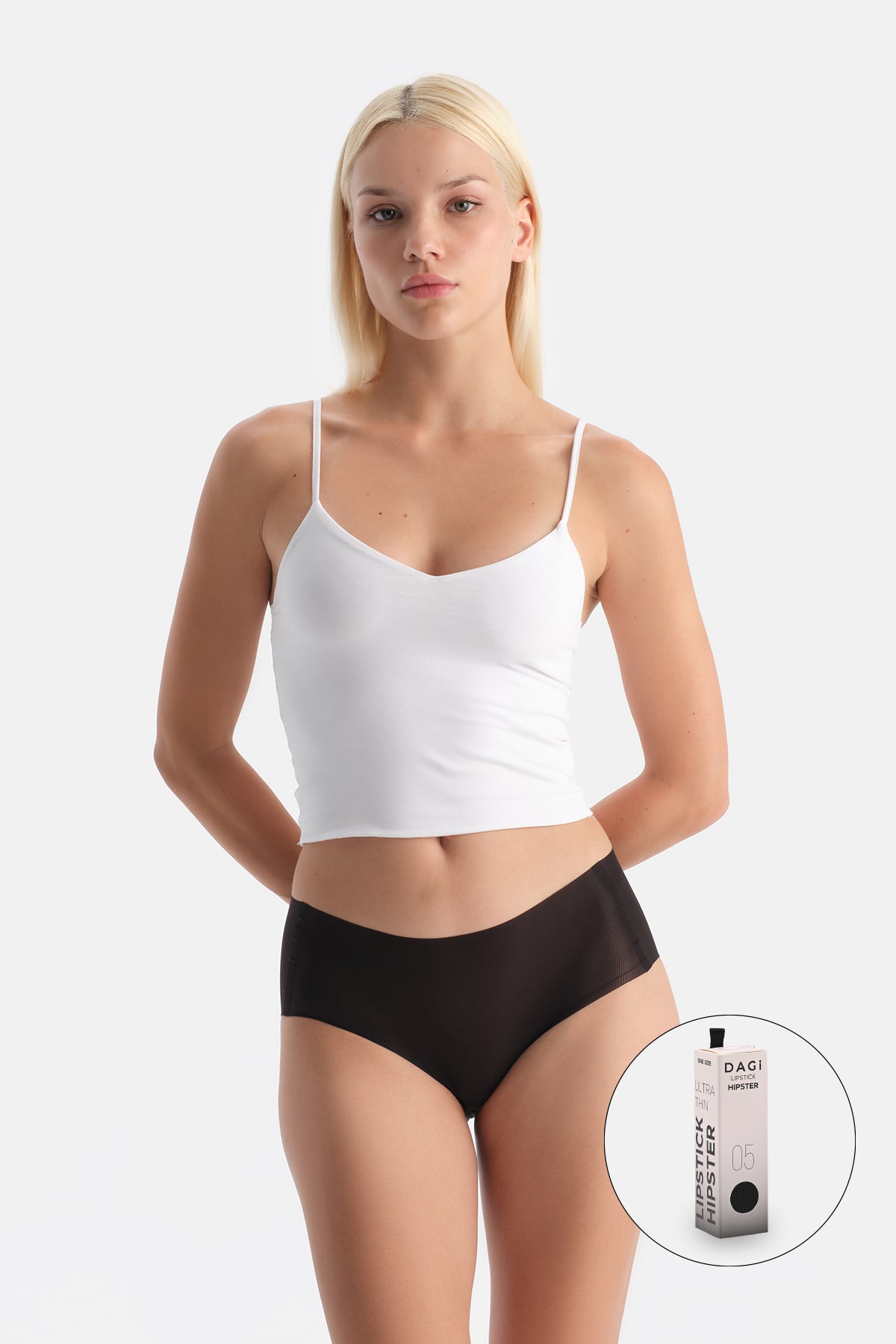 Siyah One Size Ultra Light Hipster Külot