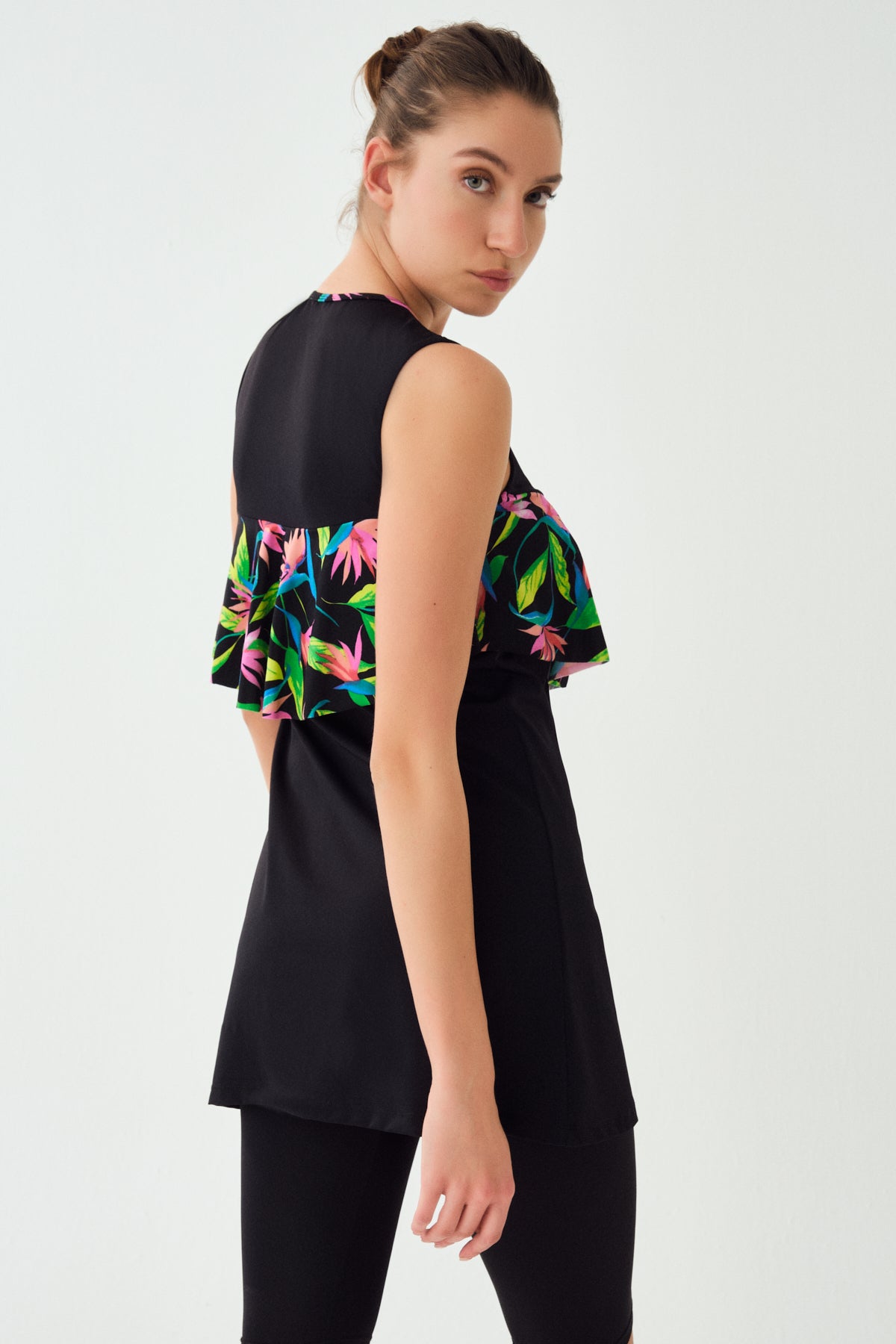 BLACK DRESS SWIMSUIT