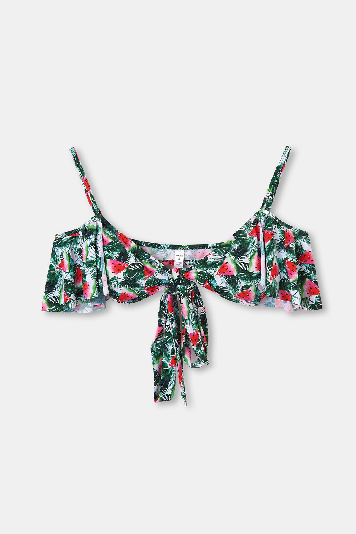 Yeşil Önden Bağlı Bikini Üstü