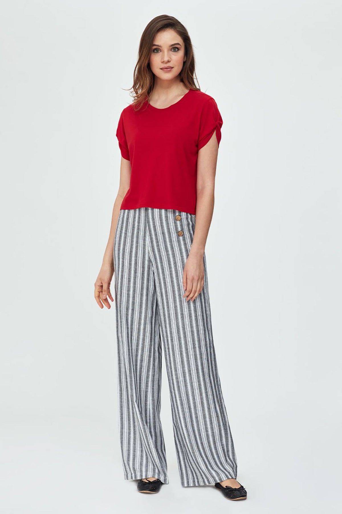 RED ONE PIECE TOP- ONE PIECE BOTTOM