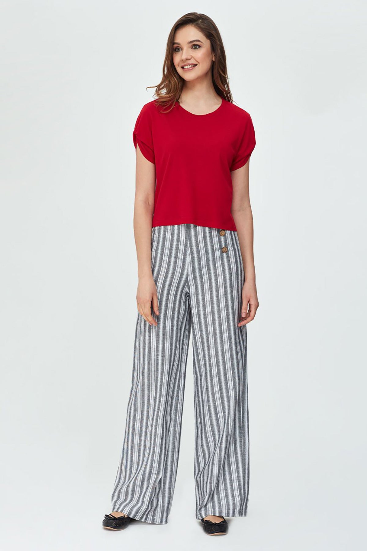 RED ONE PIECE TOP- ONE PIECE BOTTOM