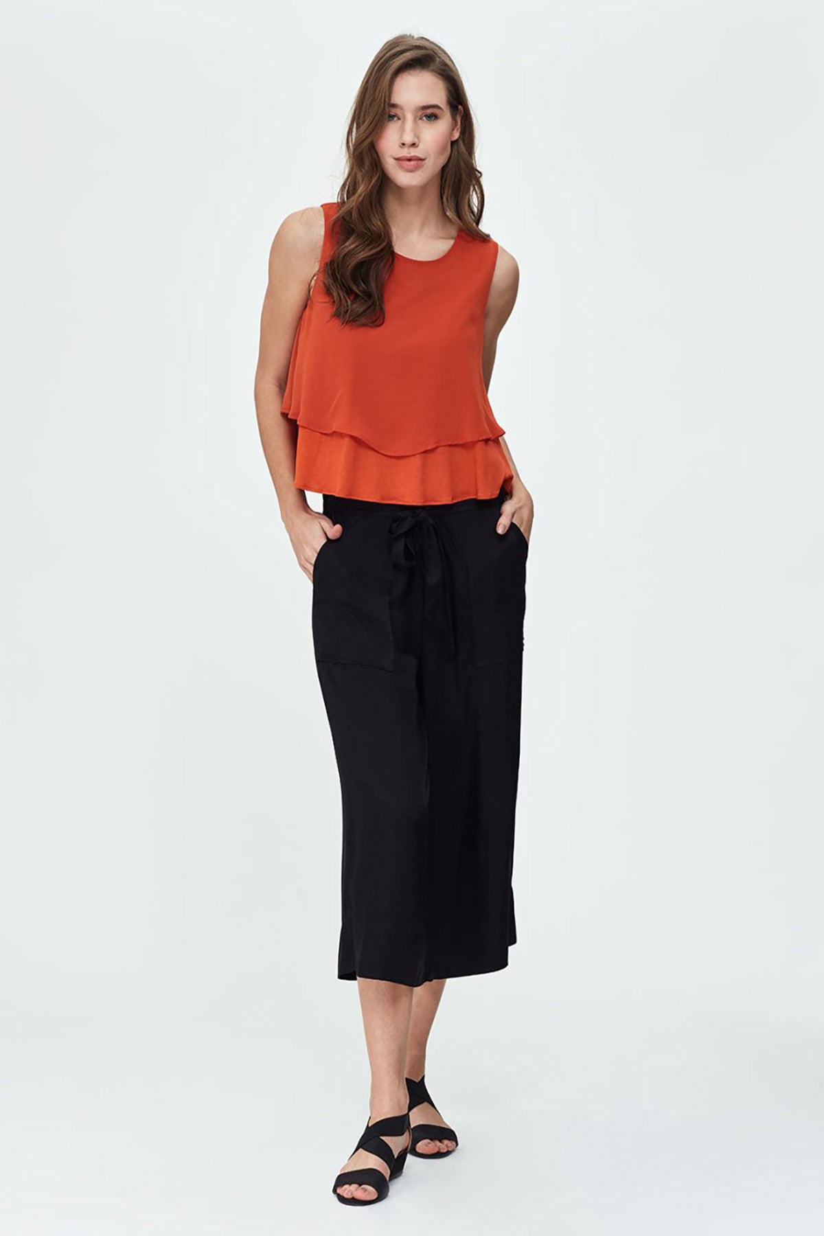 BLACK ONE PIECE TOP- ONE PIECE BOTTOM