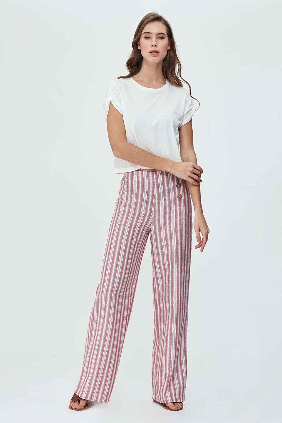 RED ONE PIECE TOP- ONE PIECE BOTTOM