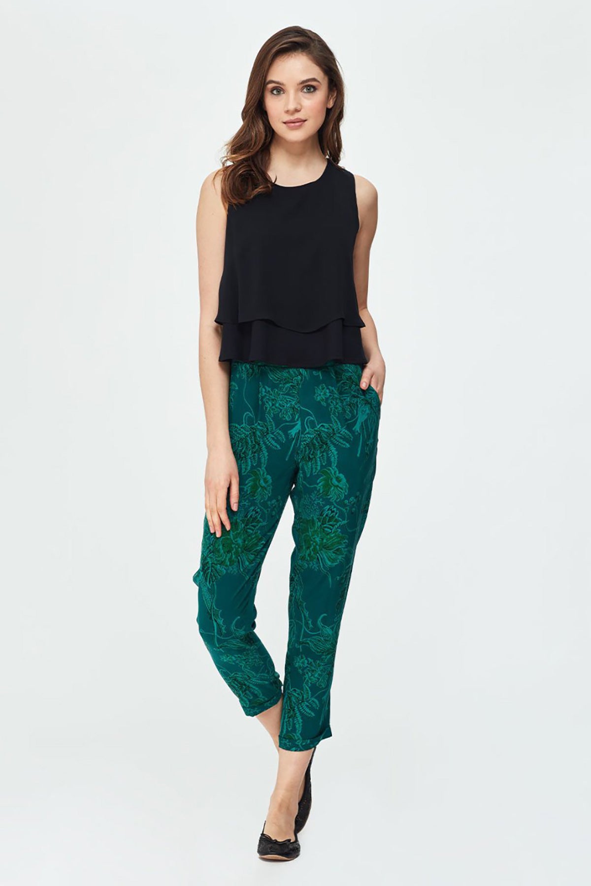 GREEN ONE PIECE TOP- ONE PIECE BOTTOM