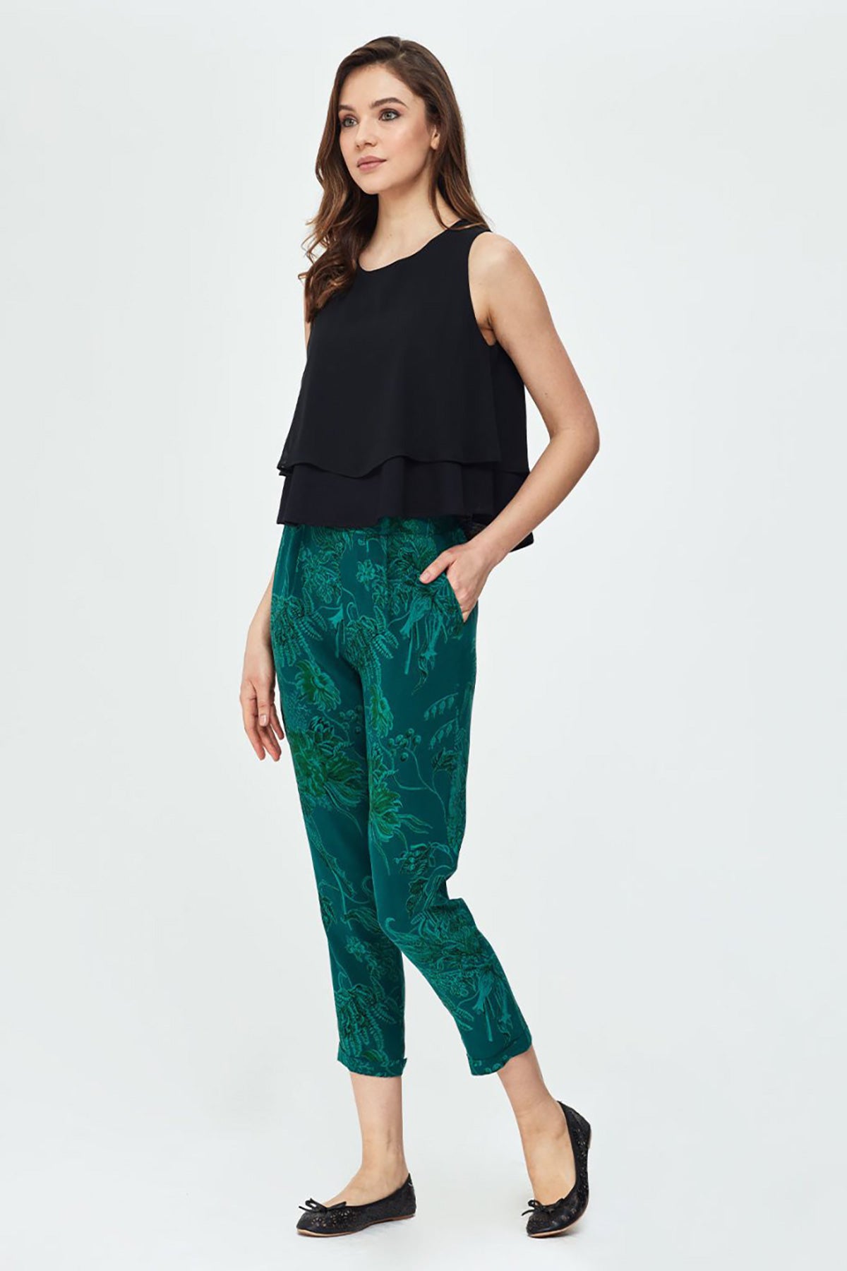 GREEN ONE PIECE TOP- ONE PIECE BOTTOM