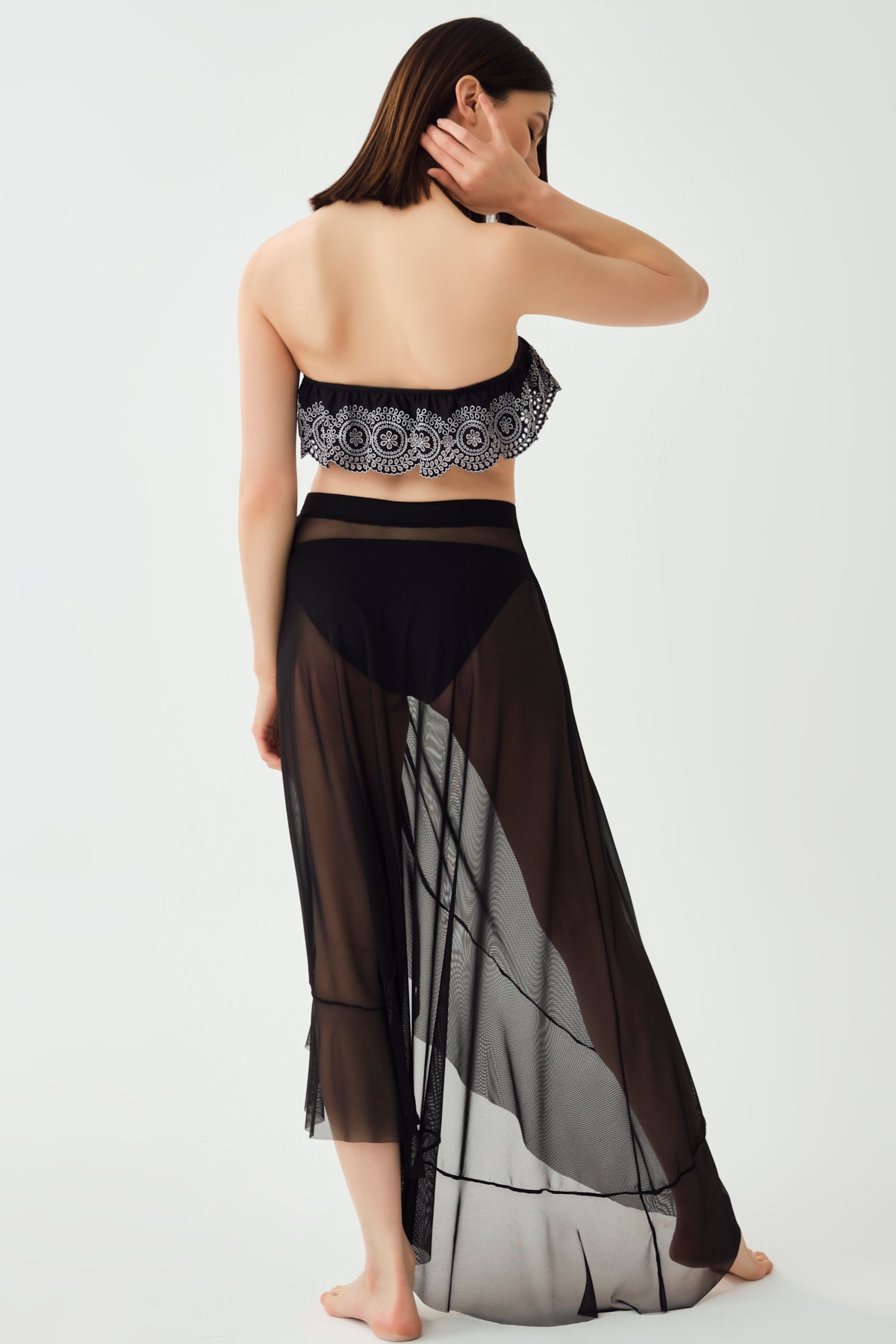 BLACK PAREO