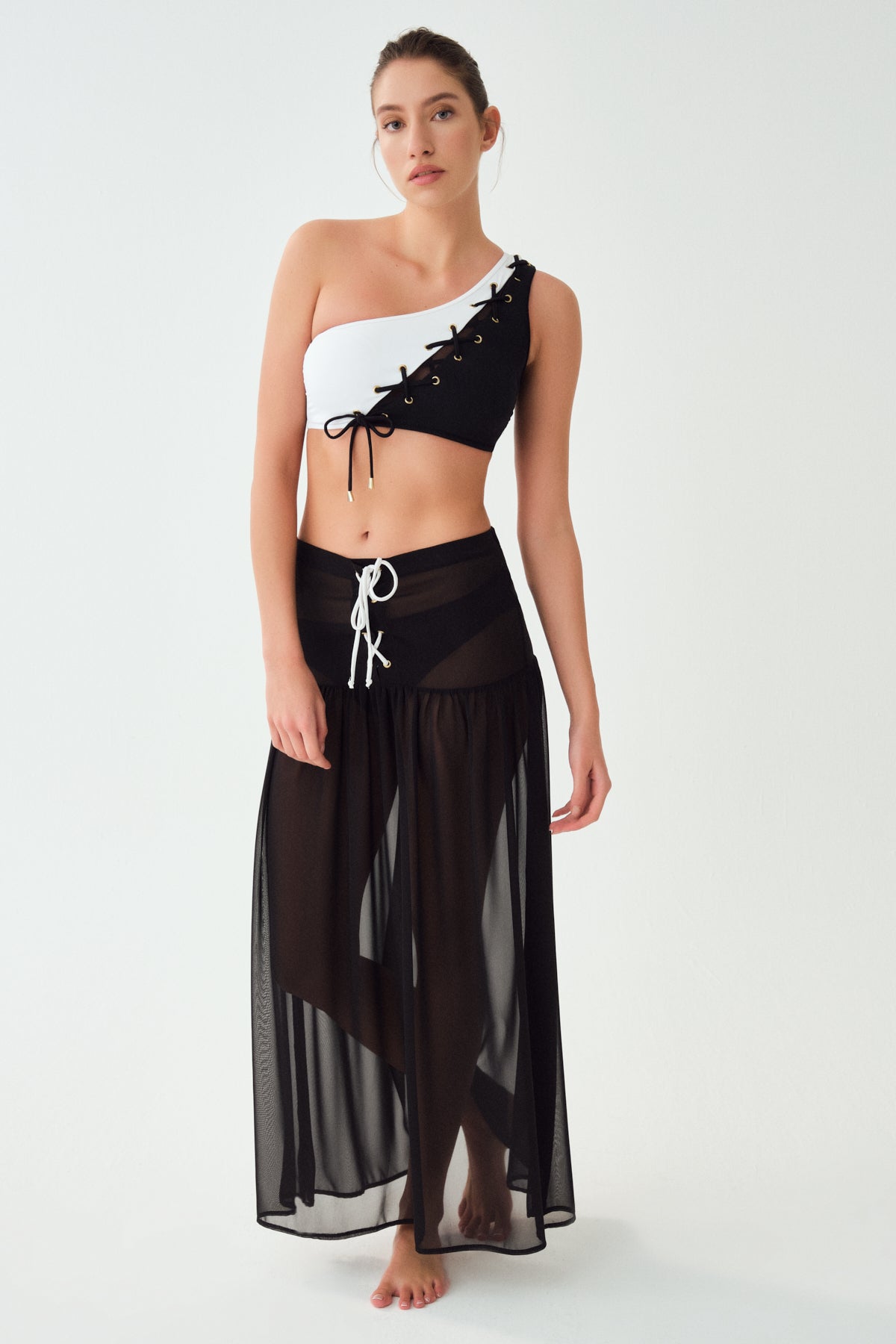 BLACK PAREO