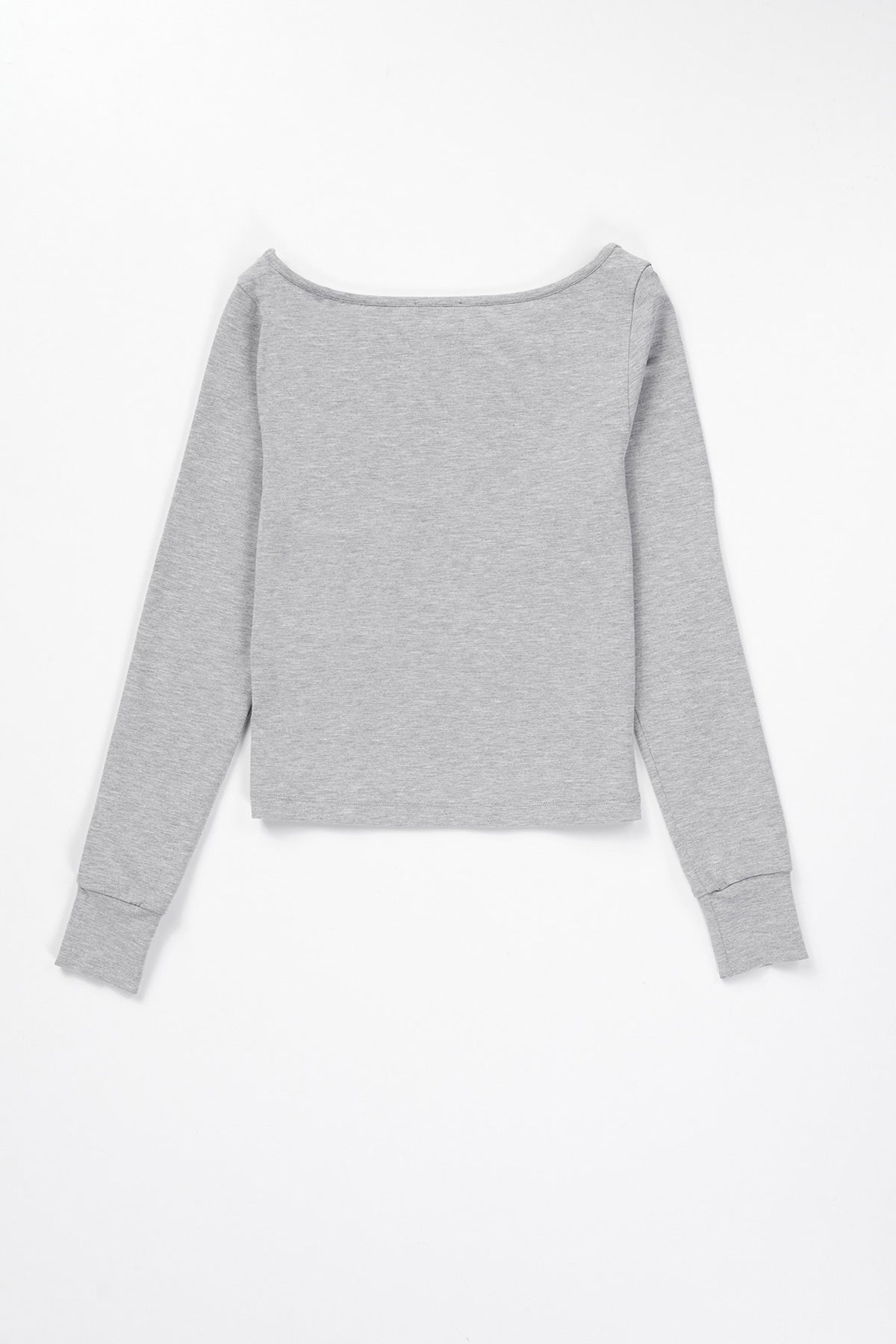 GREY MELANGE ONE PIECE TOP- ONE PIECE BOTTOM