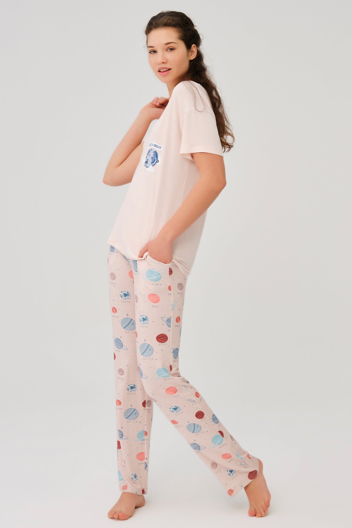 BABY PINK PYJAMA SET