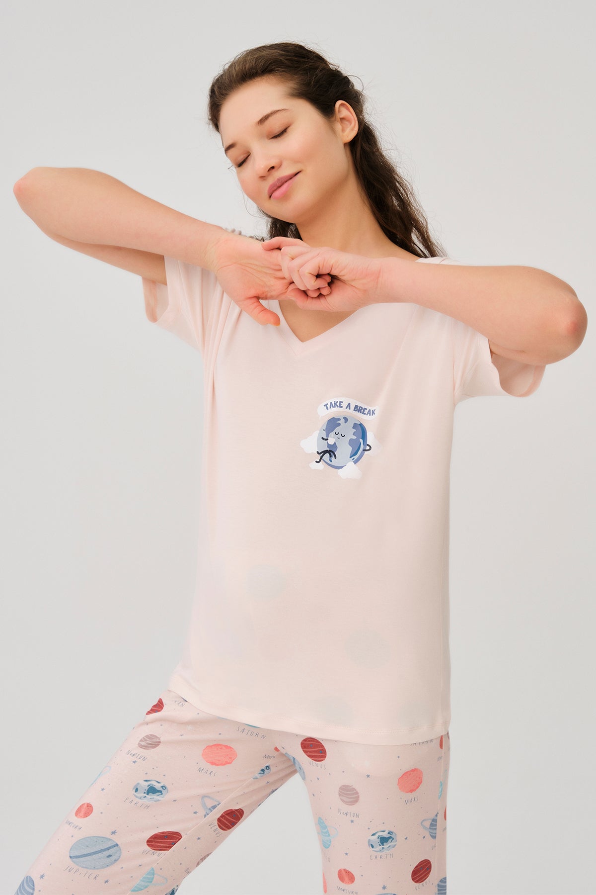 BABY PINK PYJAMA SET