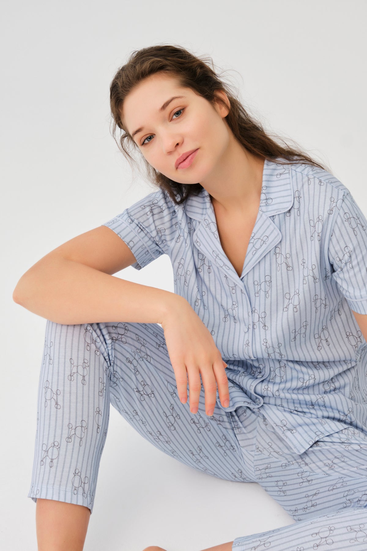 BLUE PYJAMA SET