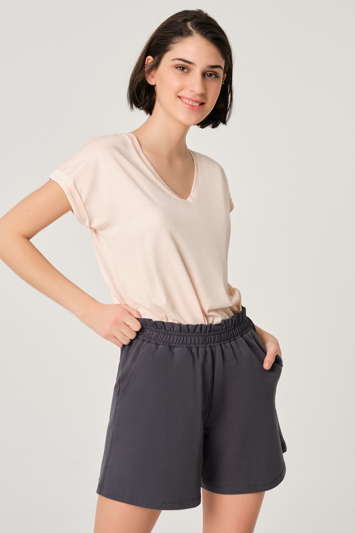 ANTHRACITE ONE PIECE TOP- ONE PIECE BOTTOM