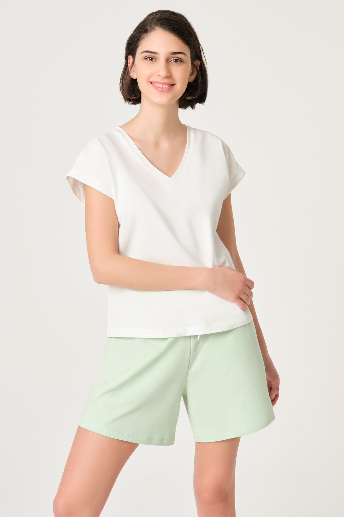 ECRU ONE PIECE TOP- ONE PIECE BOTTOM