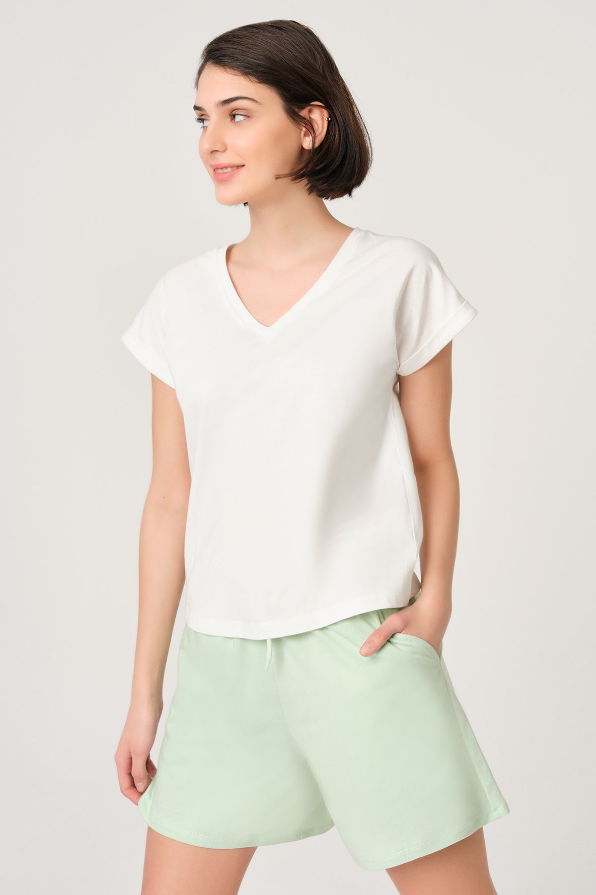 ECRU ONE PIECE TOP- ONE PIECE BOTTOM