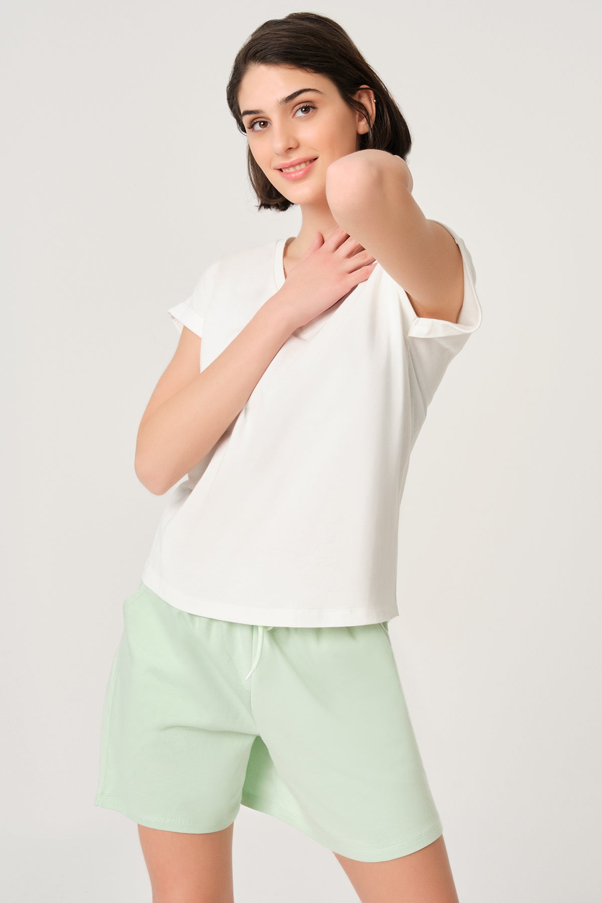 ECRU ONE PIECE TOP- ONE PIECE BOTTOM