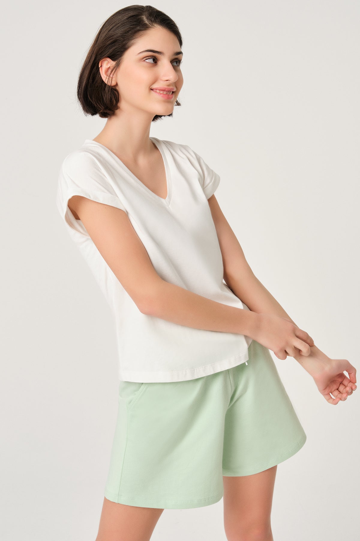 ECRU ONE PIECE TOP- ONE PIECE BOTTOM