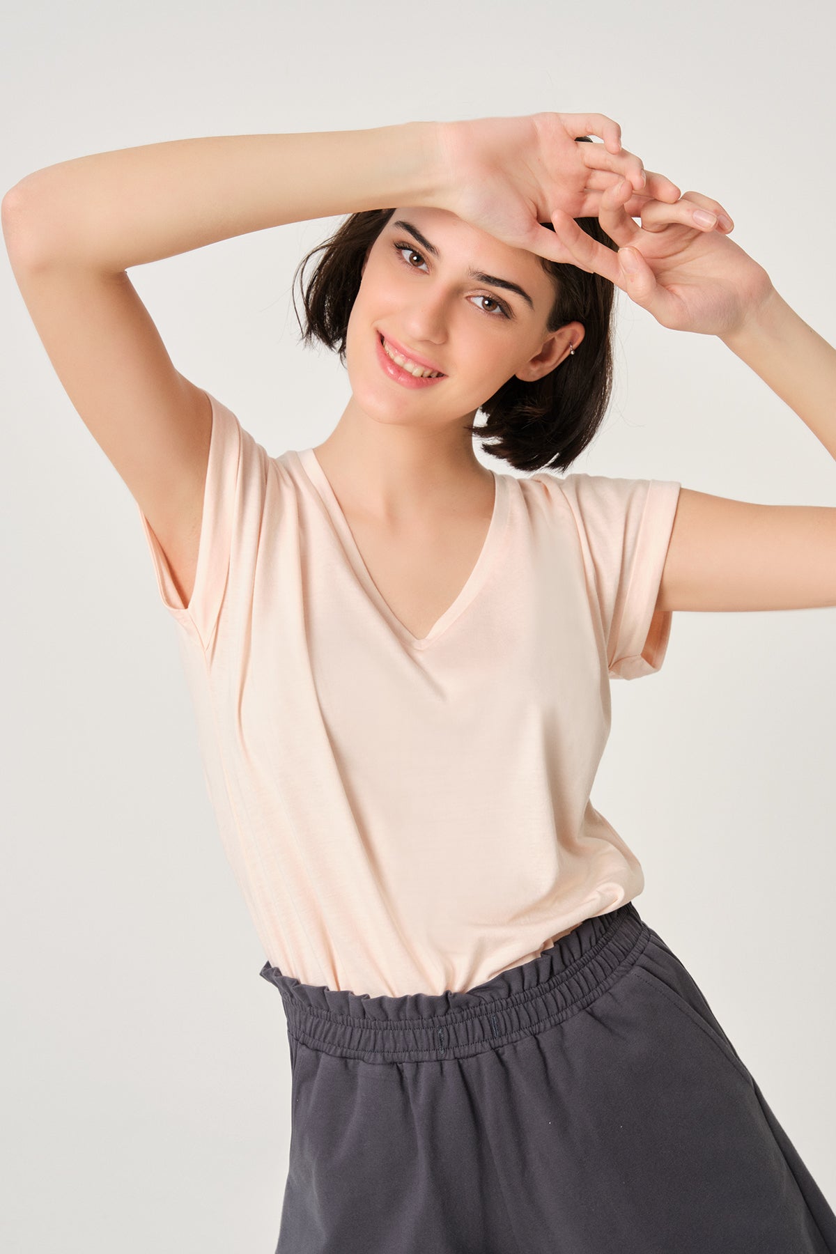 SALMON ONE PIECE TOP- ONE PIECE BOTTOM