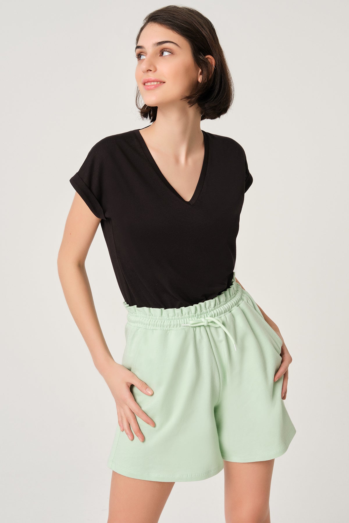 BLACK ONE PIECE TOP- ONE PIECE BOTTOM