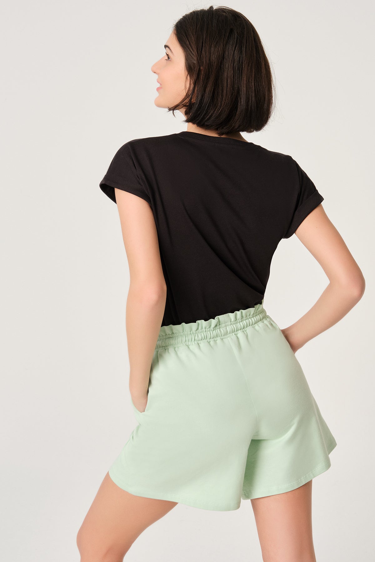 BLACK ONE PIECE TOP- ONE PIECE BOTTOM