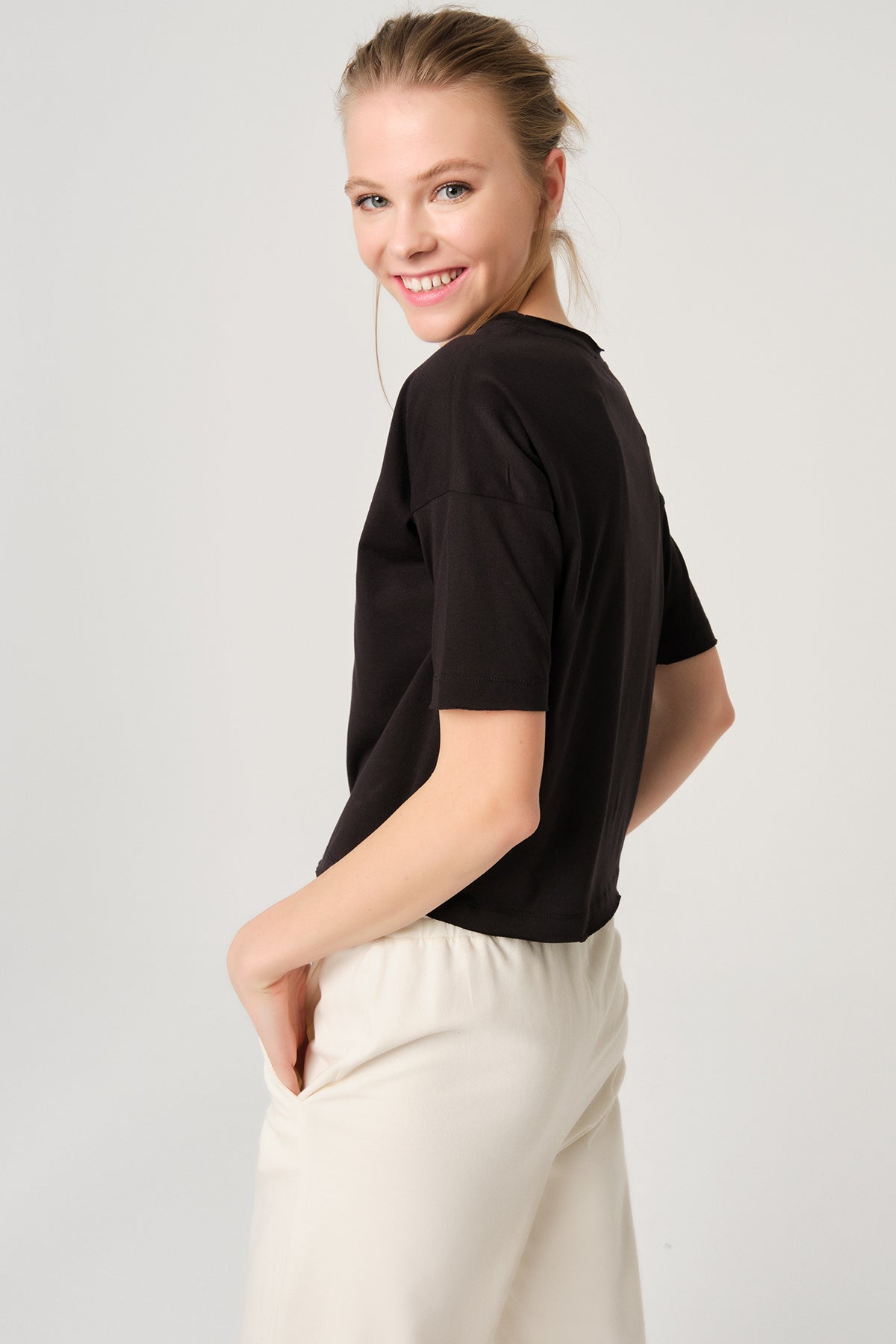 BLACK ONE PIECE TOP- ONE PIECE BOTTOM