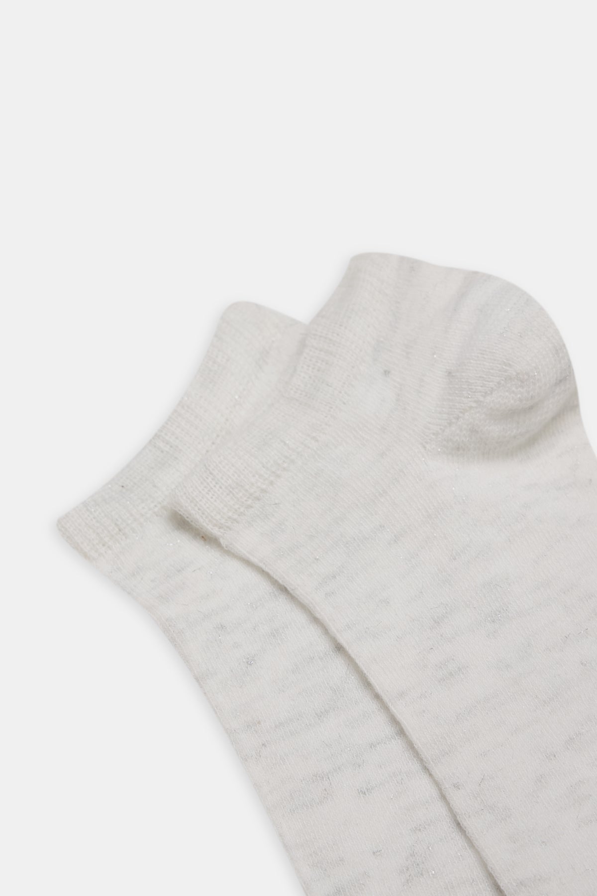 WHITE MELANGE SOCKS