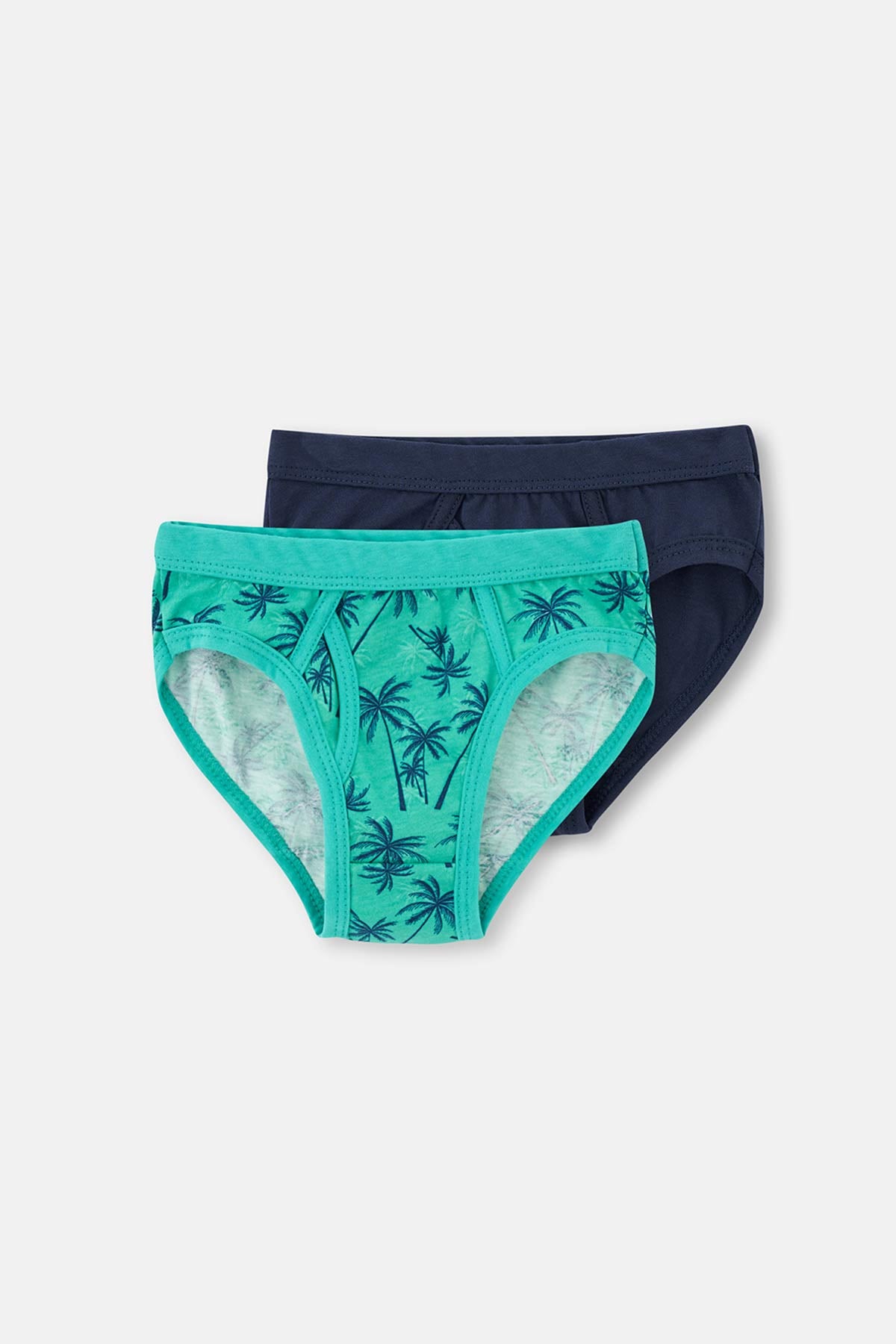 GREEN - NAVY SLIP