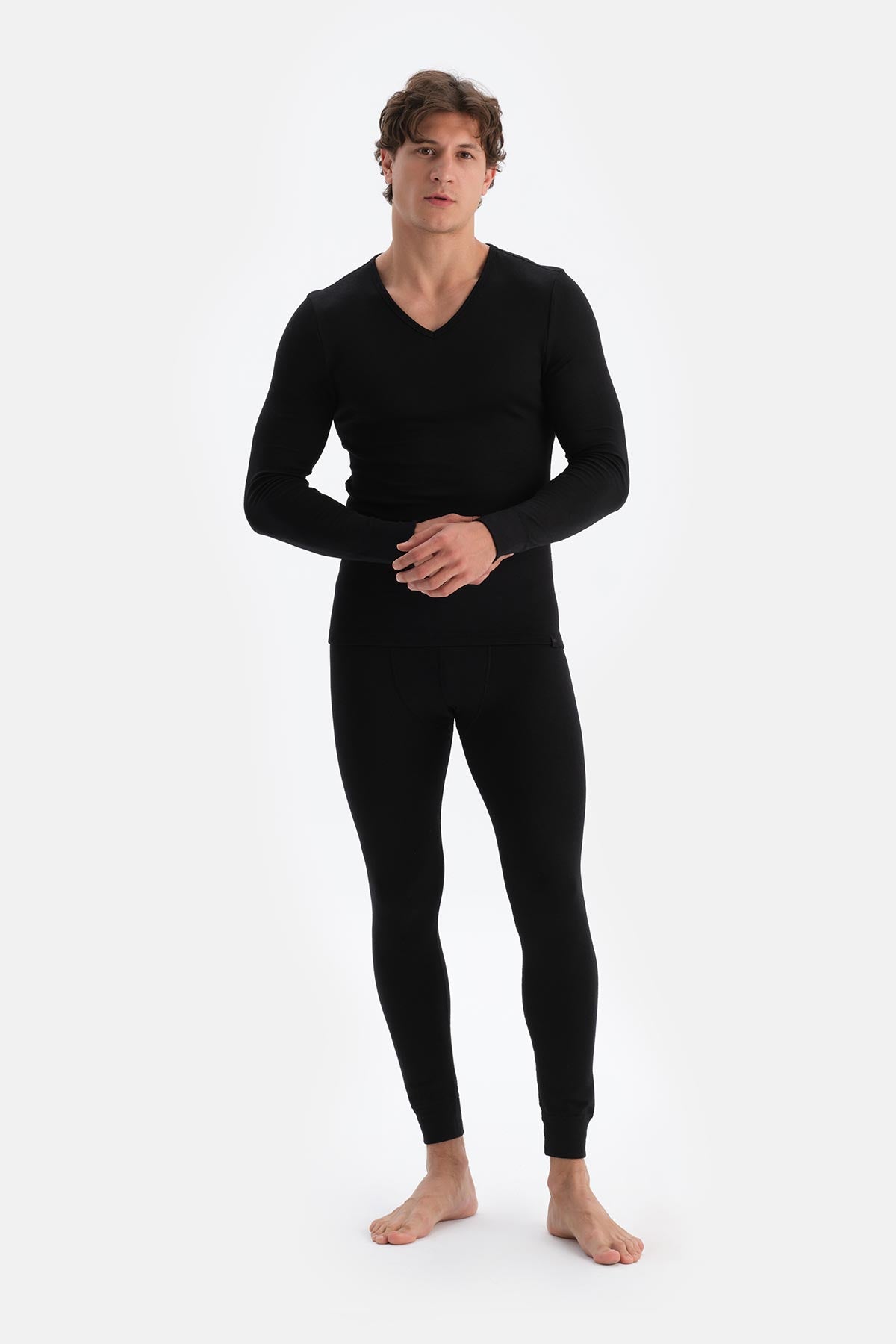 BLACK THERMAL UNDERWEAR
