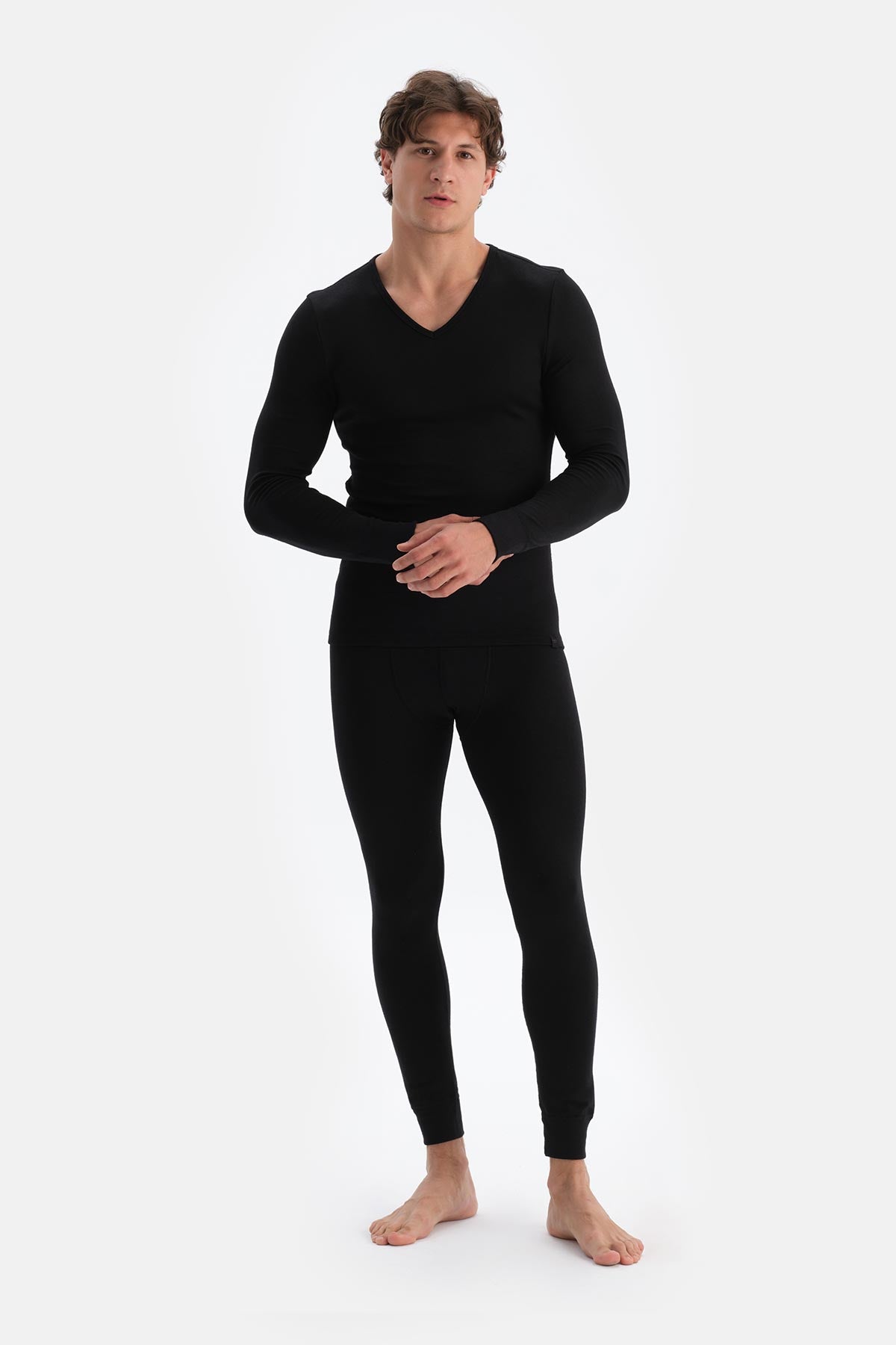 BLACK THERMAL UNDERWEAR