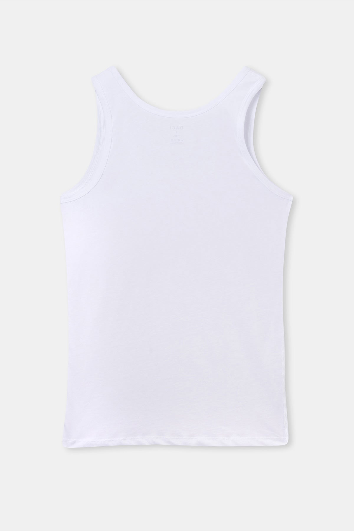 Beyaz Geniş Yaka Penye Erkek 2'li Atlet