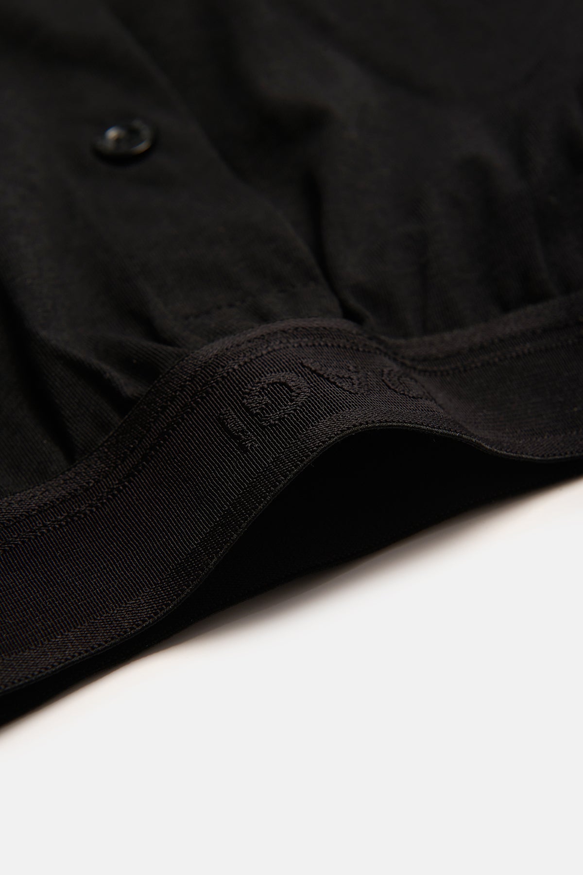 Siyah Baskılı Pamuklu Boxer