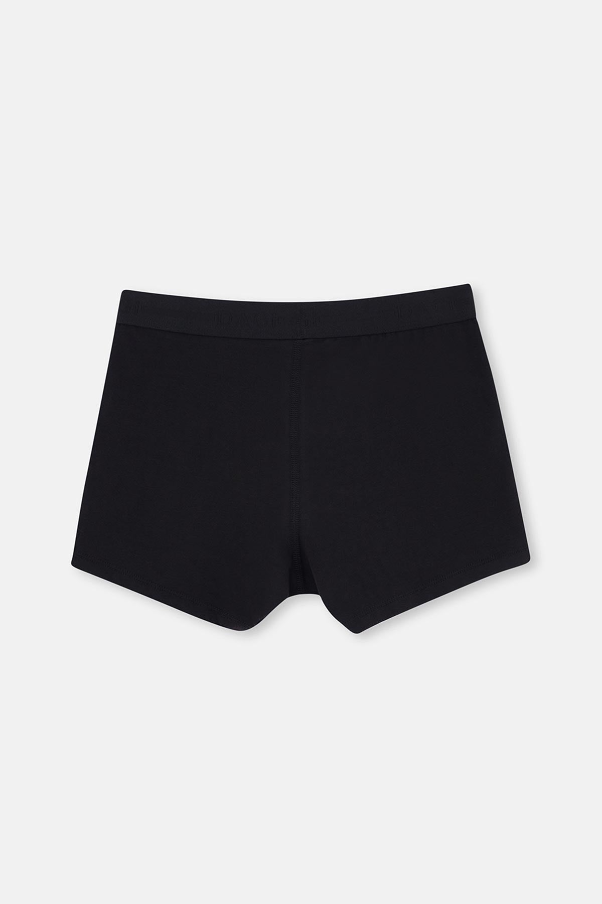 Siyah Compact Penye Boxer