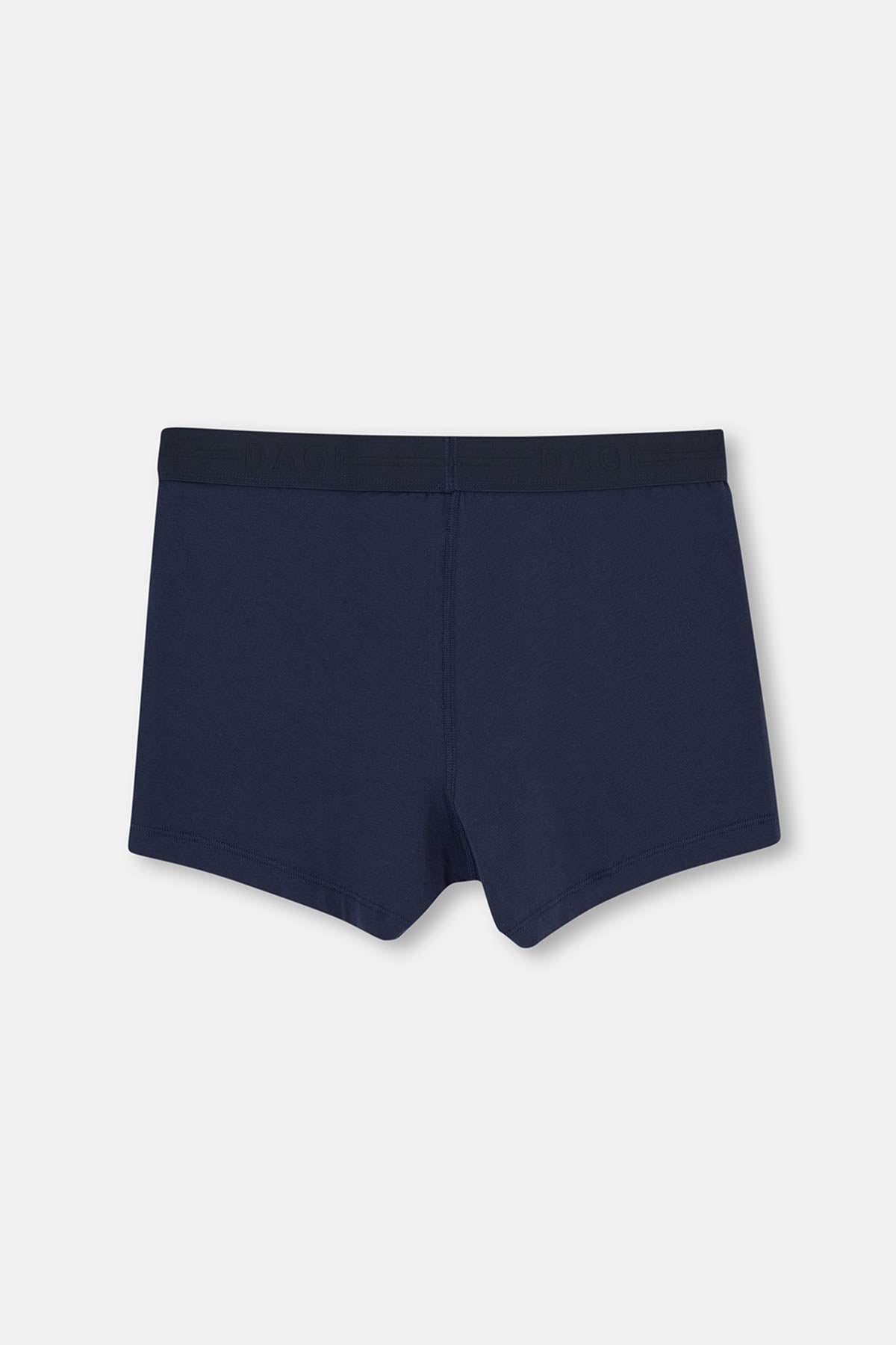 Lacivert Compact Düz Boxer