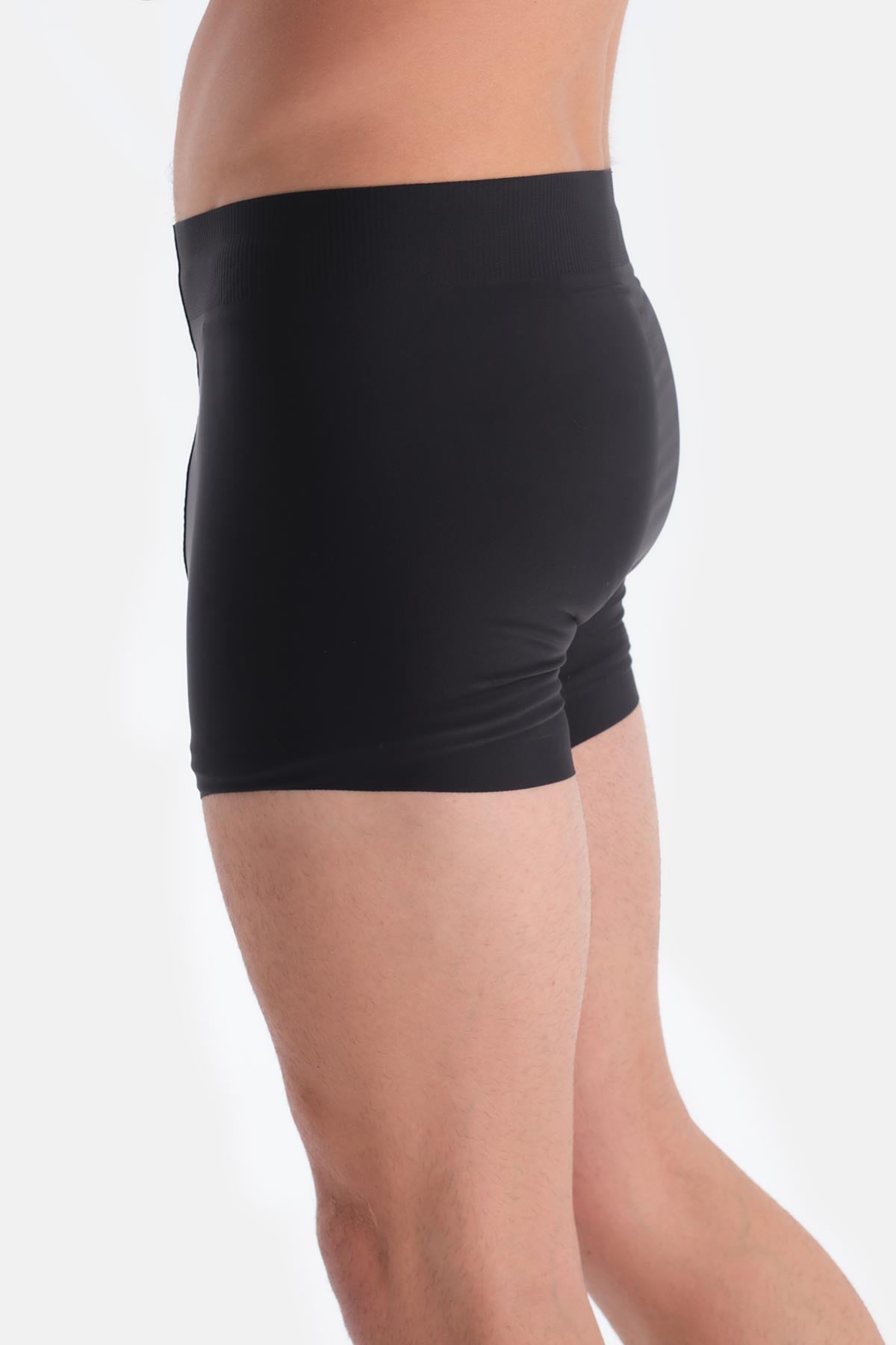 Siyah Erkek Dikişsiz Boxer