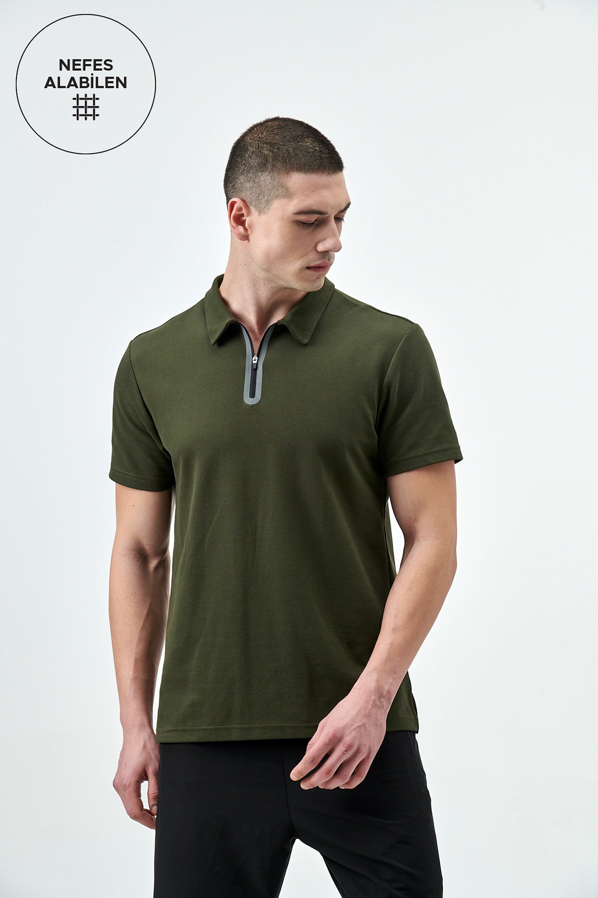 KHAKI T-SHIRT