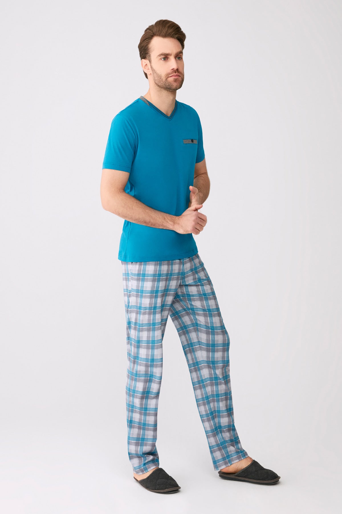 TURQUOISE PYJAMA SET