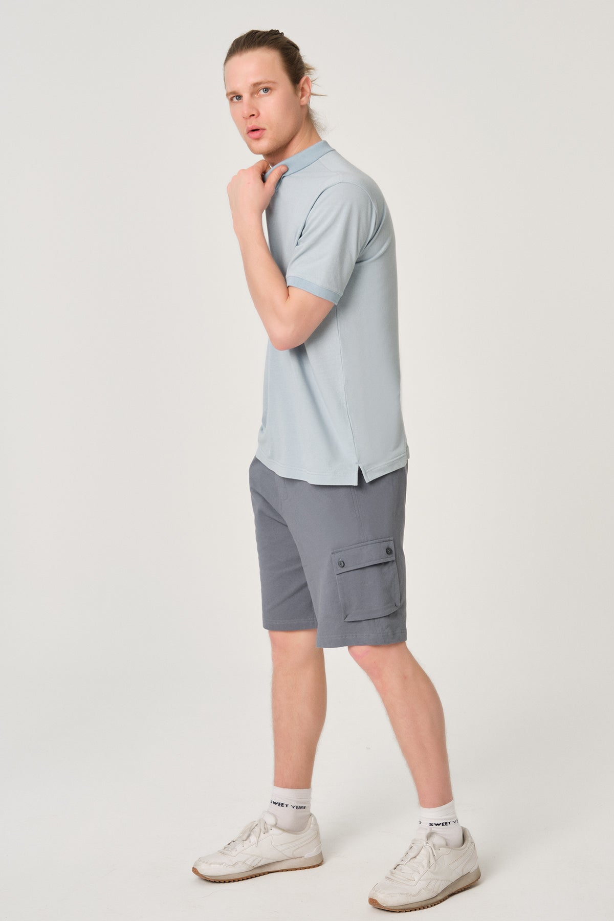 GREY ONE PIECE TOP- ONE PIECE BOTTOM