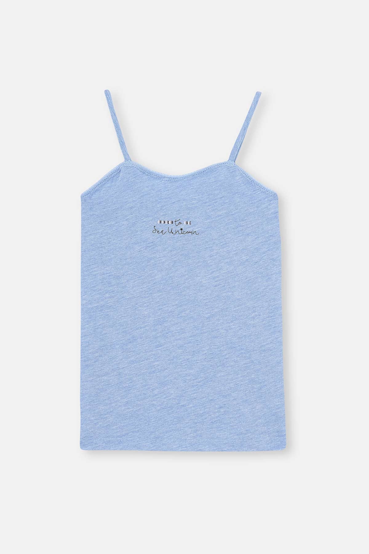 BLUE MELANGE TANKTOP